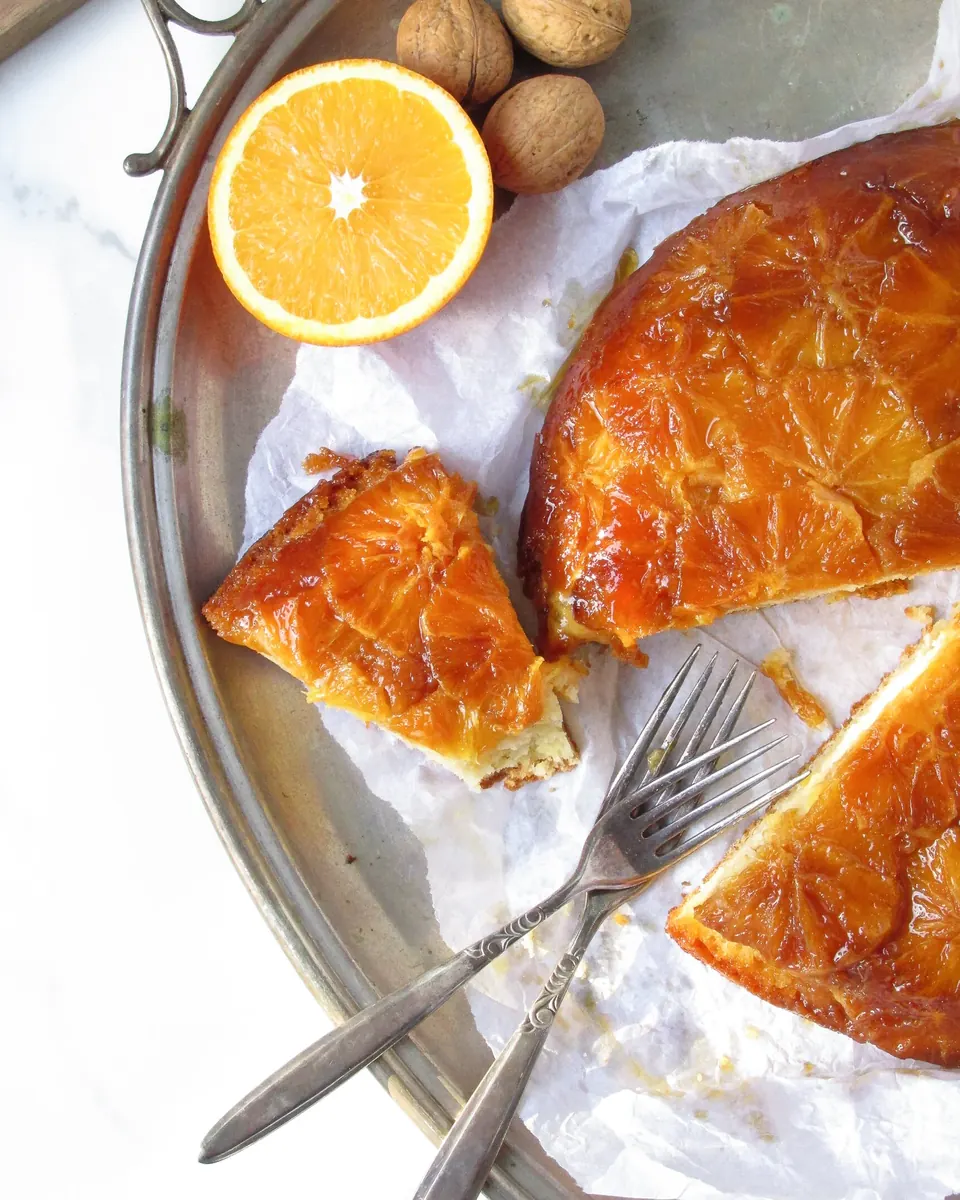 orange tarte tatin skillet cake recipe