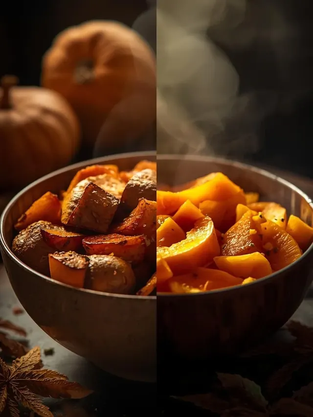 Which is better? Roasting Pumpkin vs Steaming