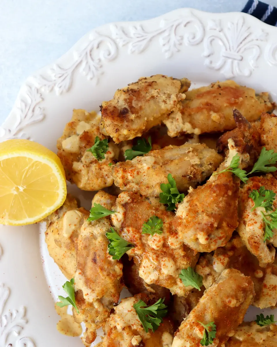 lemon mustard chili chicken wings recipe