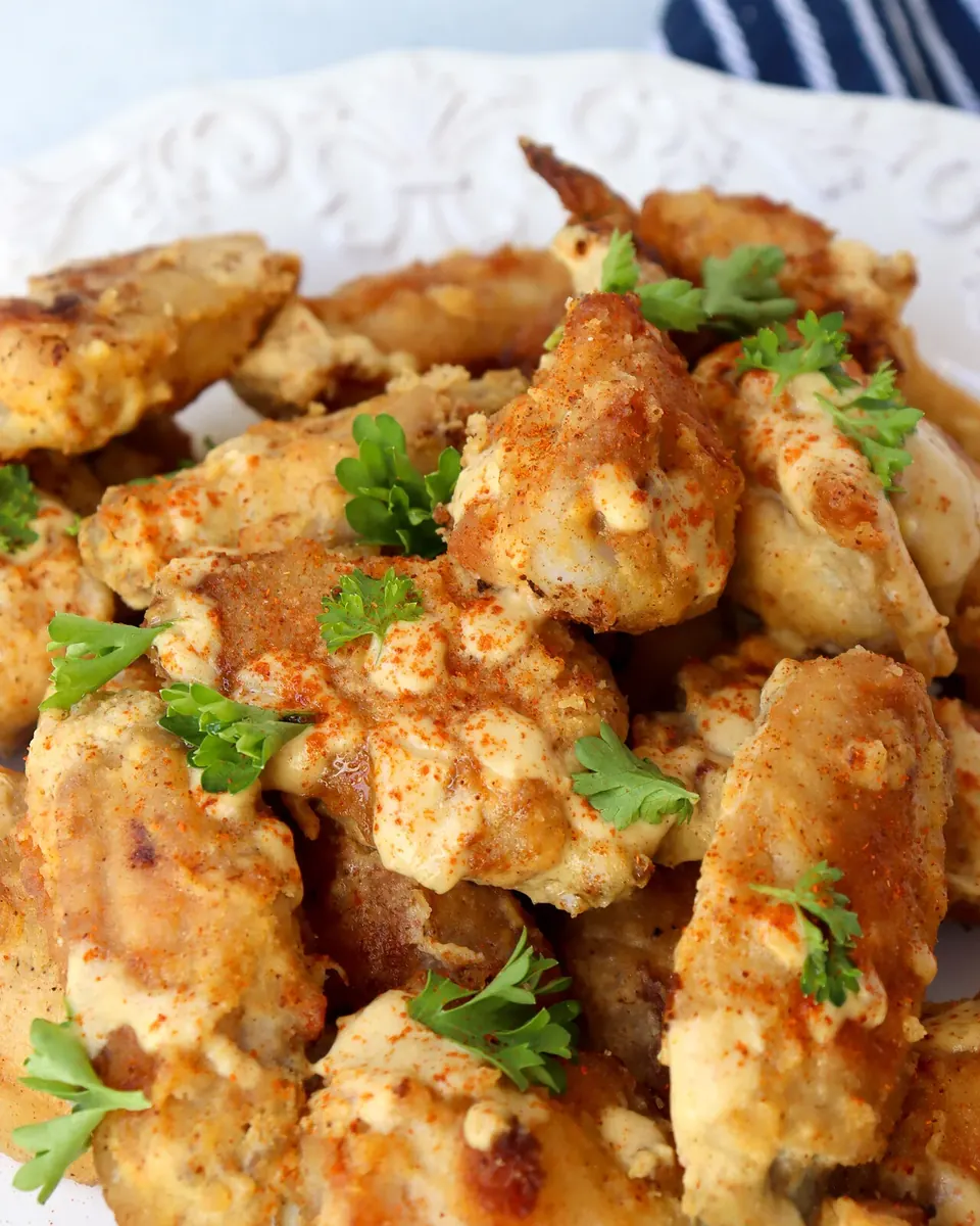 lemon mustard chili chicken wings recipe