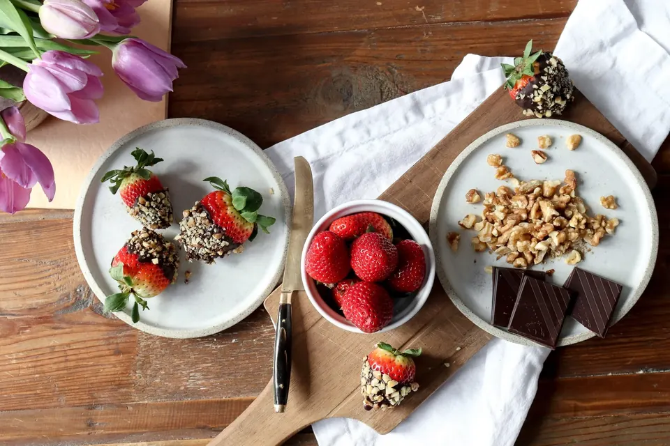 dark chocolate covered strawberries recipe