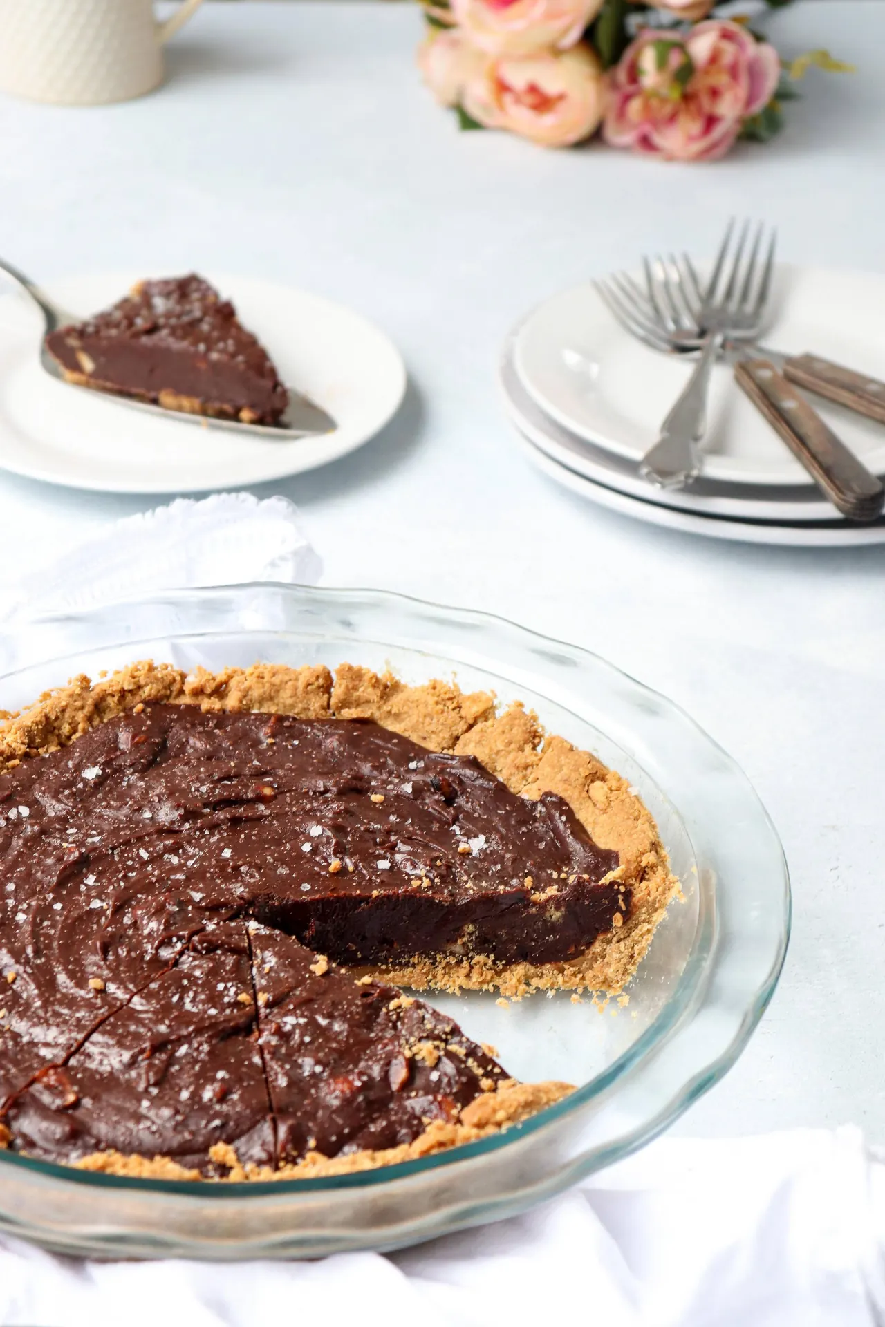 Chocolate Macadamia Nut Pie