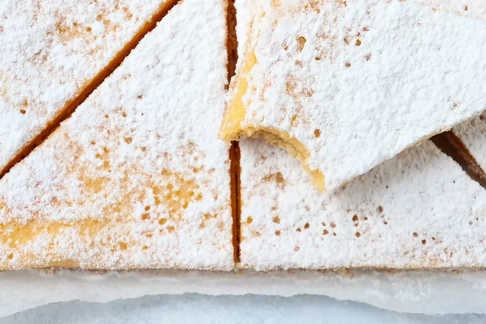 lemon tart slice recipe