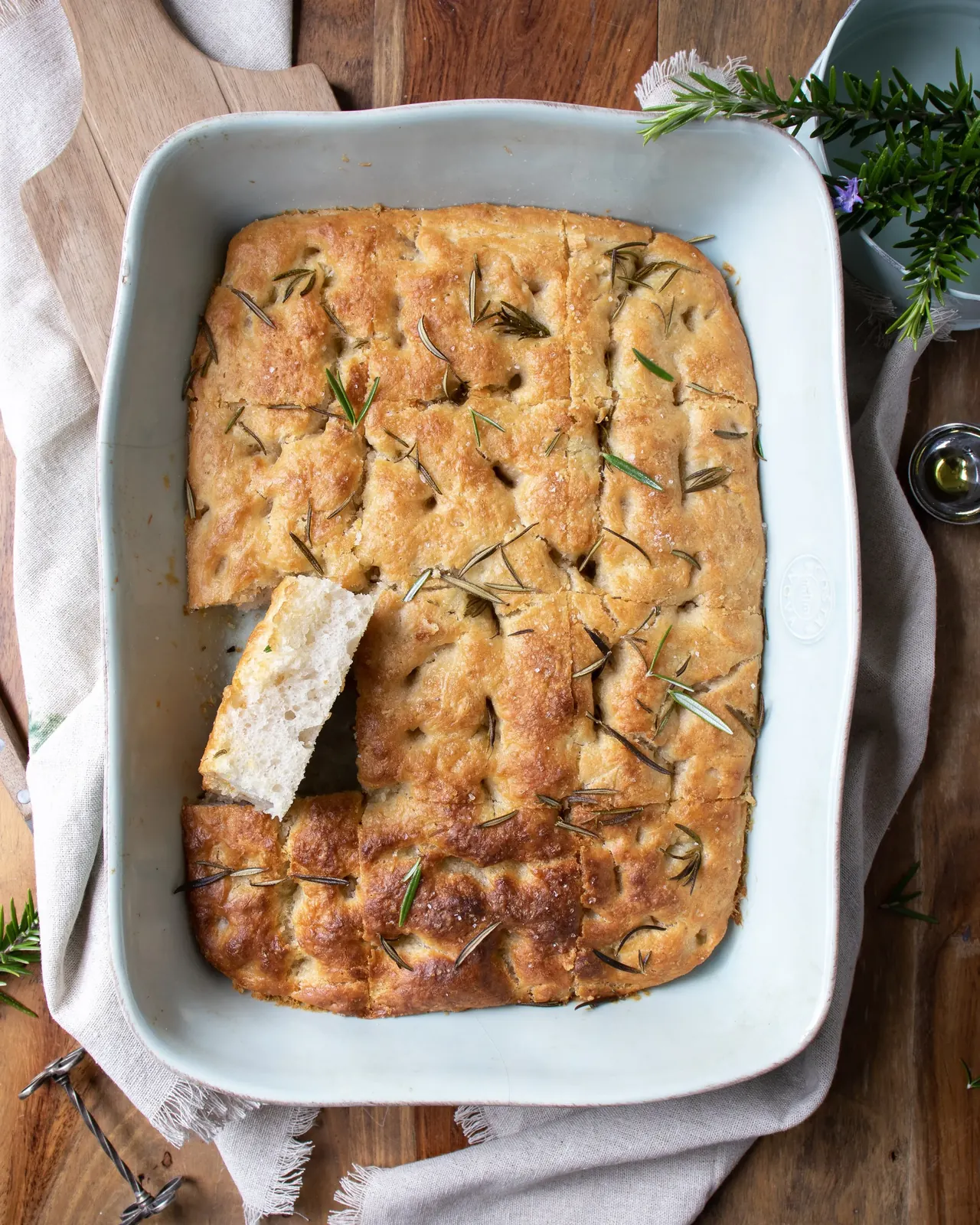 Simple Sourdough Focaccia Bread