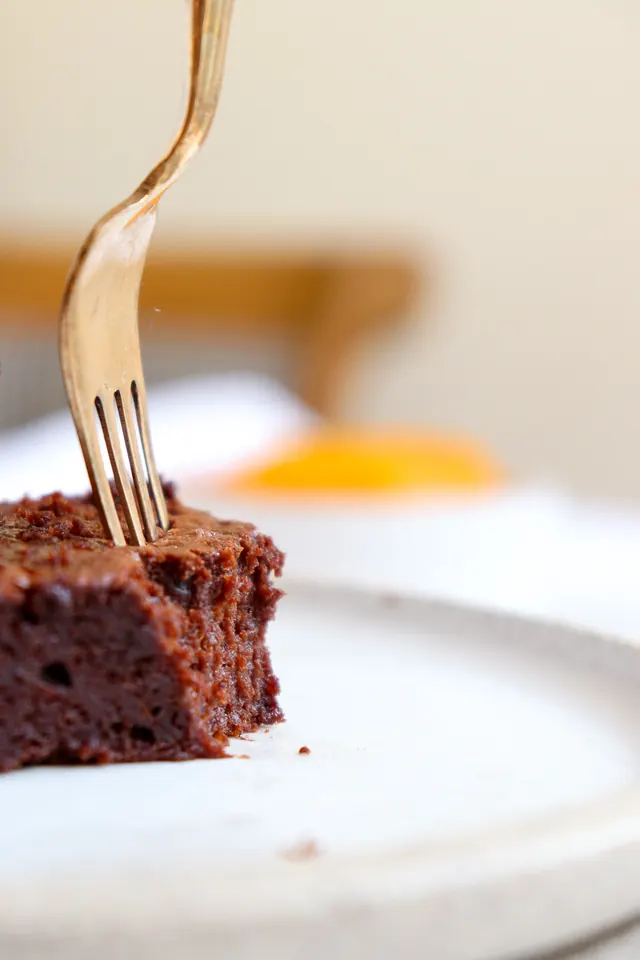 Fudgey Chocolate Pumpkin Brownies