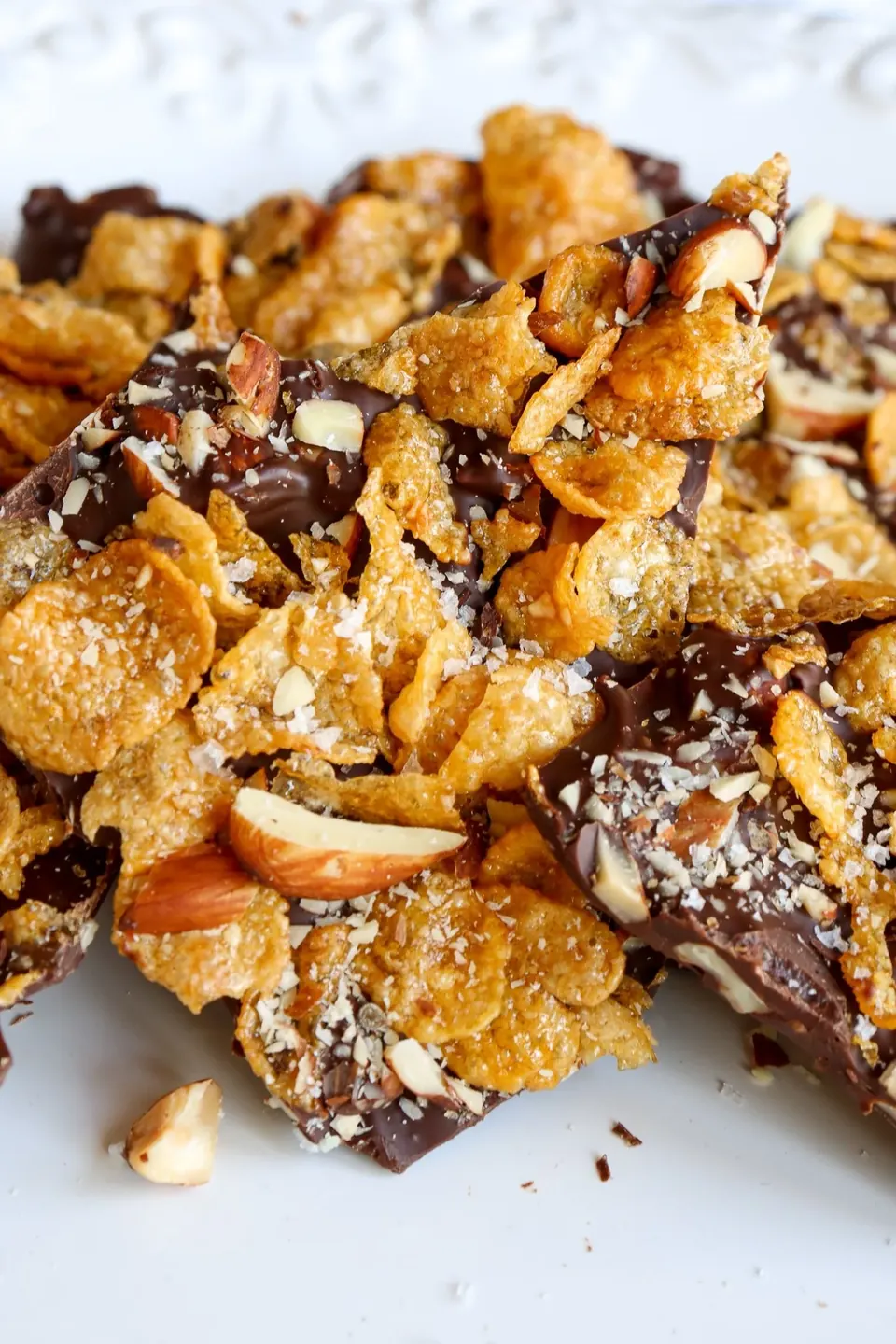 dark chocolate almond bark
