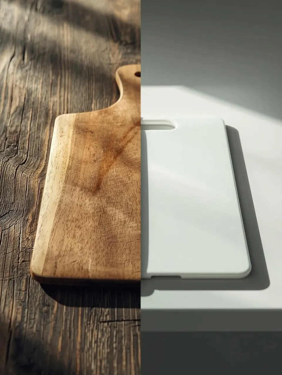 Wood vs Plastic Cutting Board