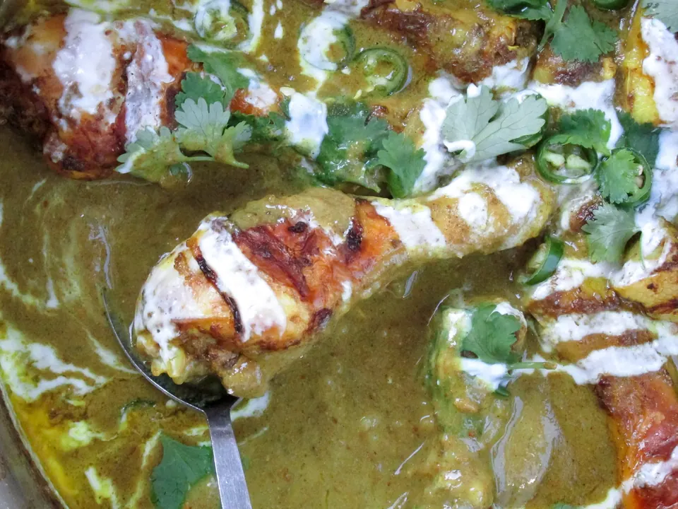 curried chicken drumsticks