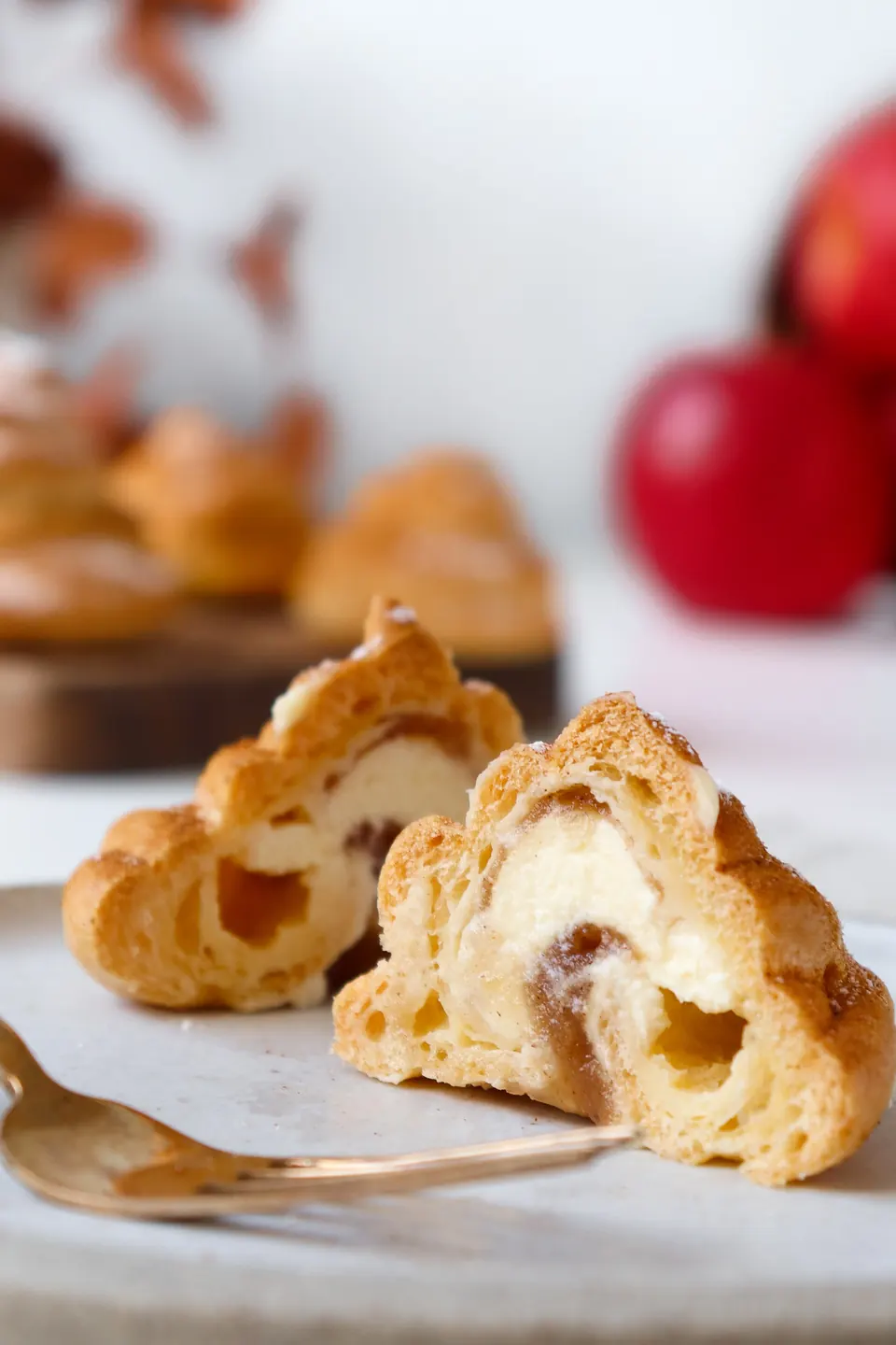Apple Spiced Profiteroles