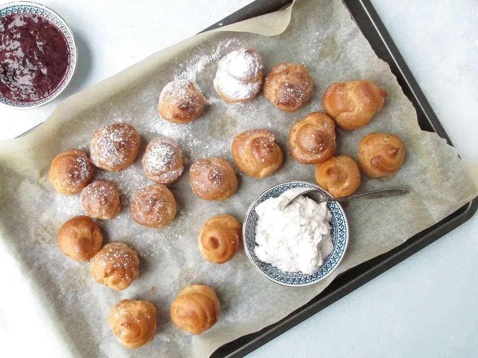 small batch cream puffs