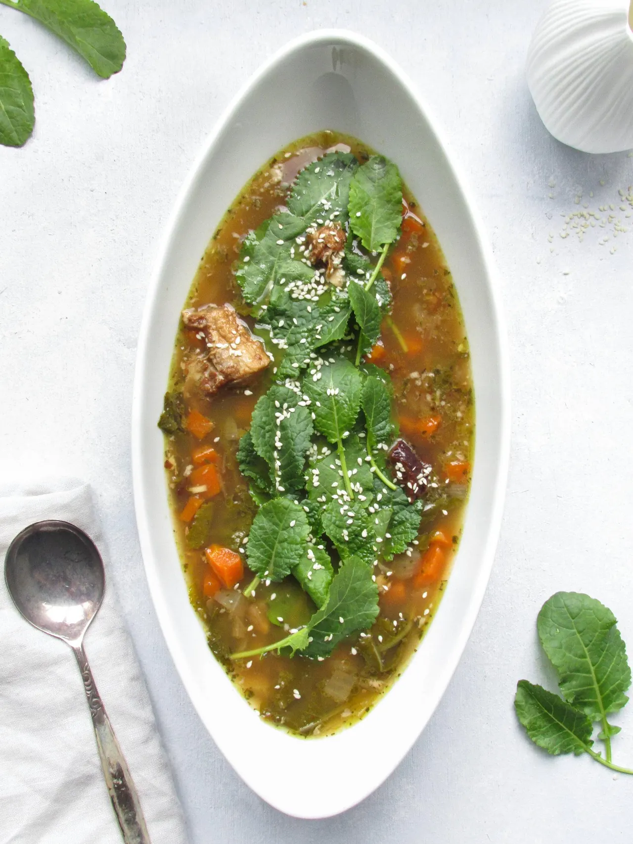 Instant Pot Pork Kale Soup