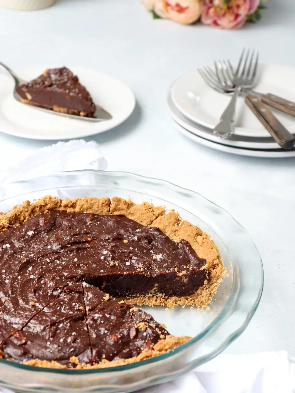 chocolate macadamia nut pie