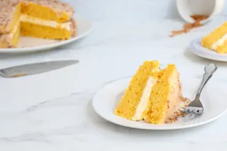 Pumpkin Coconut Cream Cake