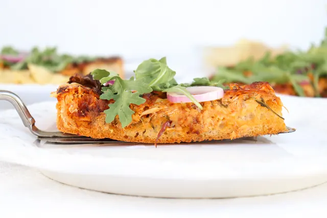 Buffalo Chicken Pizza Slab