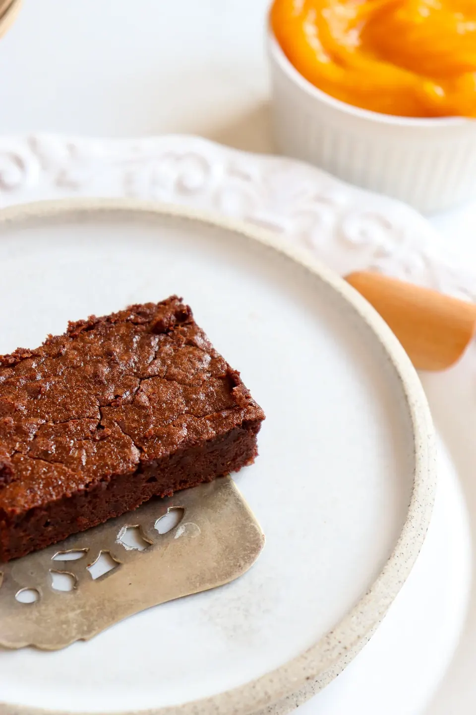 Chocolate Pumpkin Brownies
