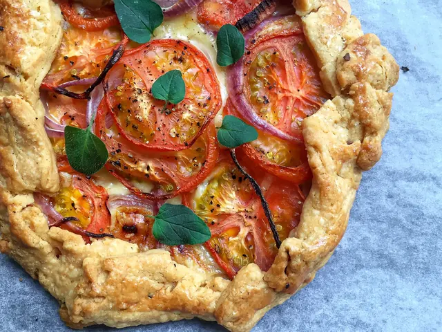 Tomato and Red Onion Galette