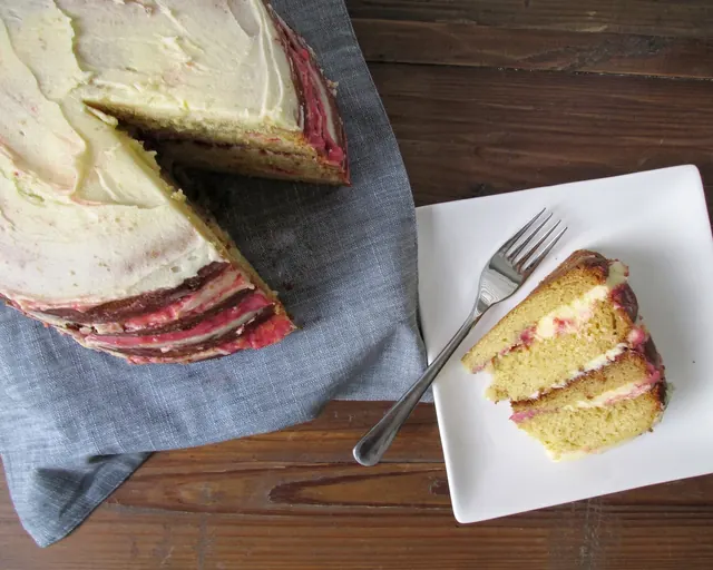 Plum Curd Layer Cake