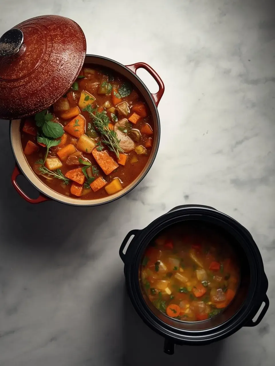 Dutch Oven vs Slow Cooker