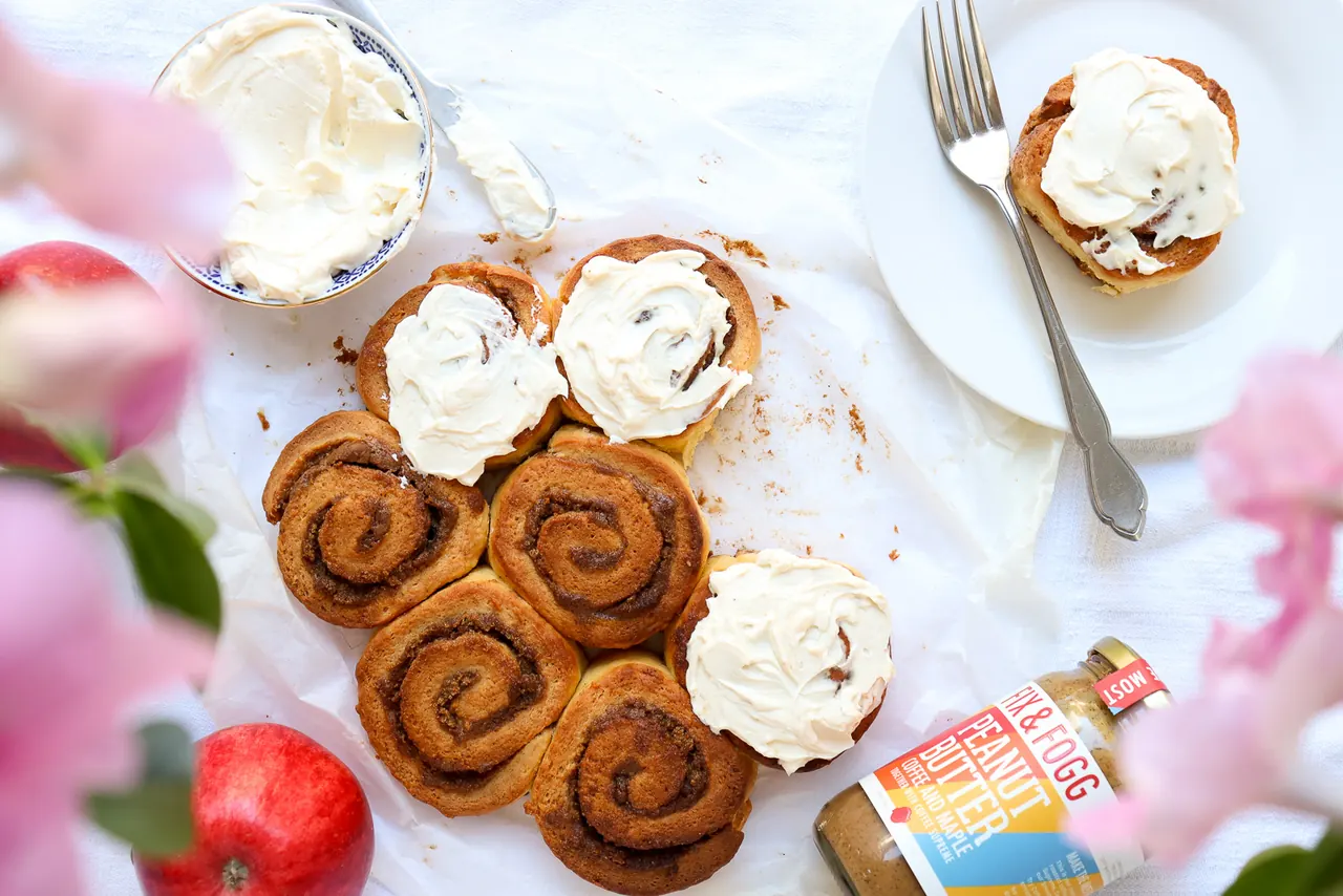 Peanut Butter Brown Sugar Scrolls