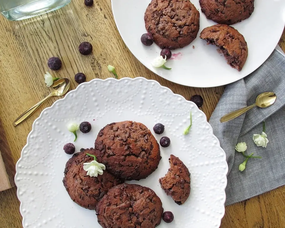 boysenberry chocolate chip cookies