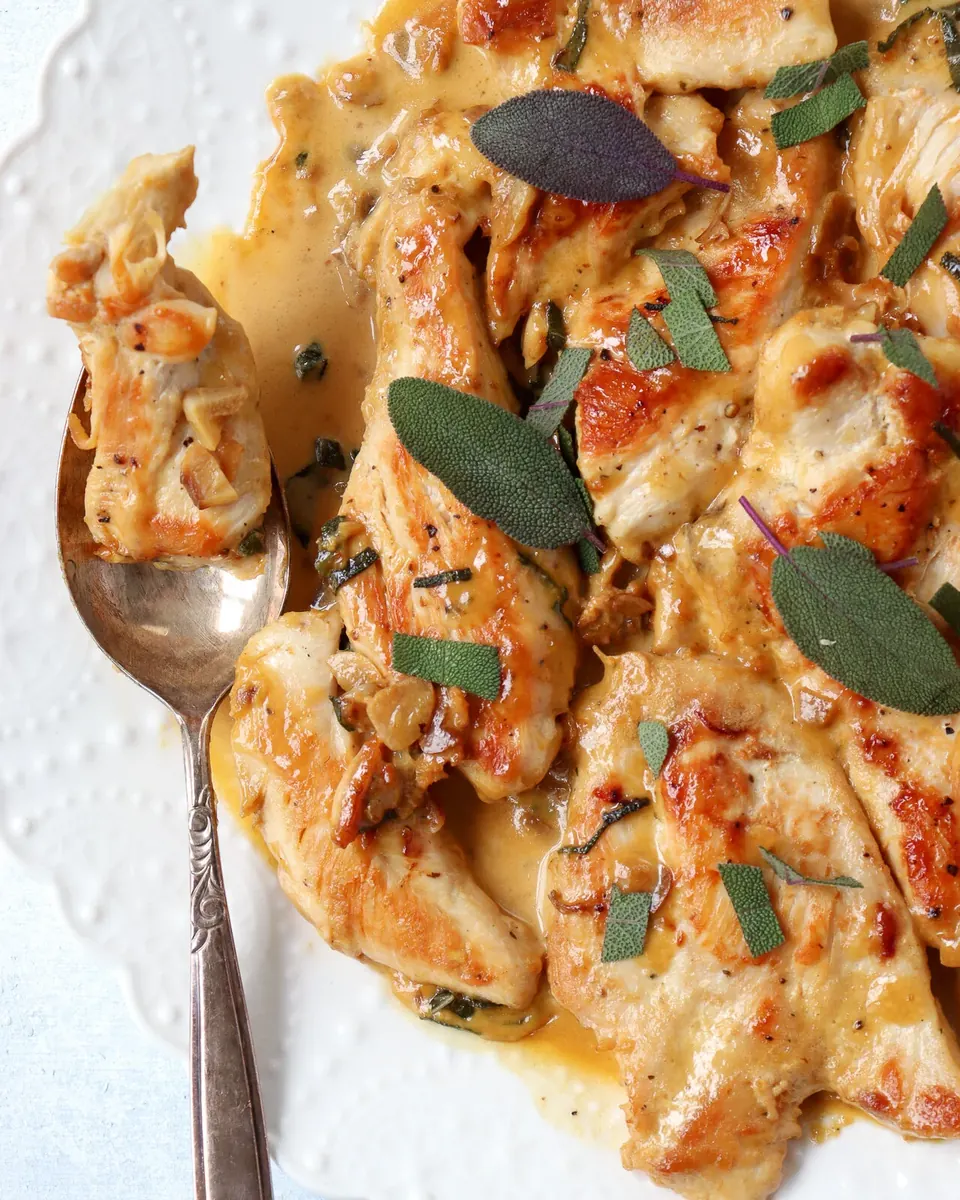 creamy garlic sage chicken