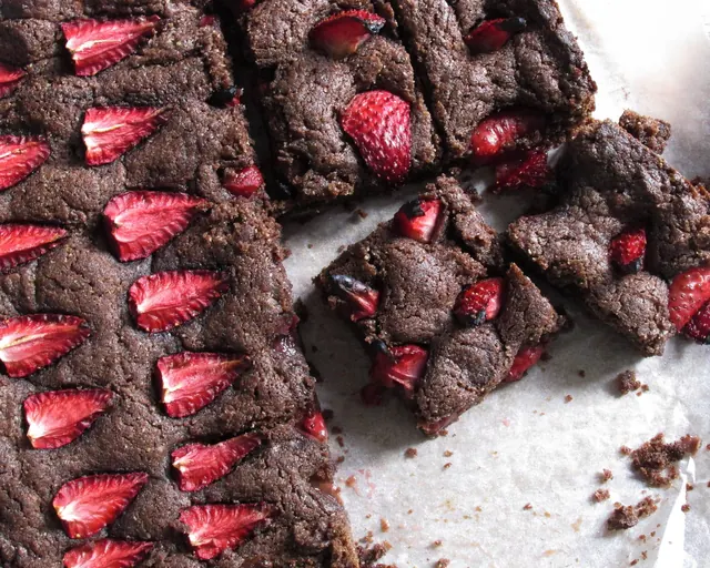 Chocolate Strawberry Brownies