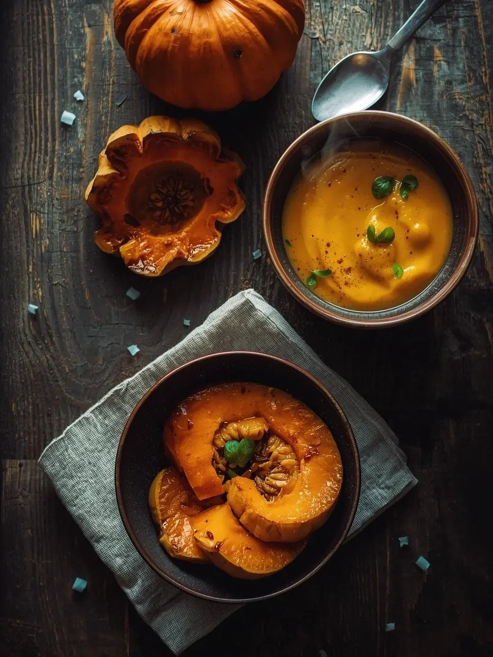 sugar pumpkins - pumpkin soup