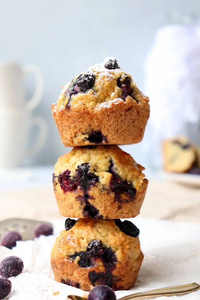 Fresh Blueberry Muffins