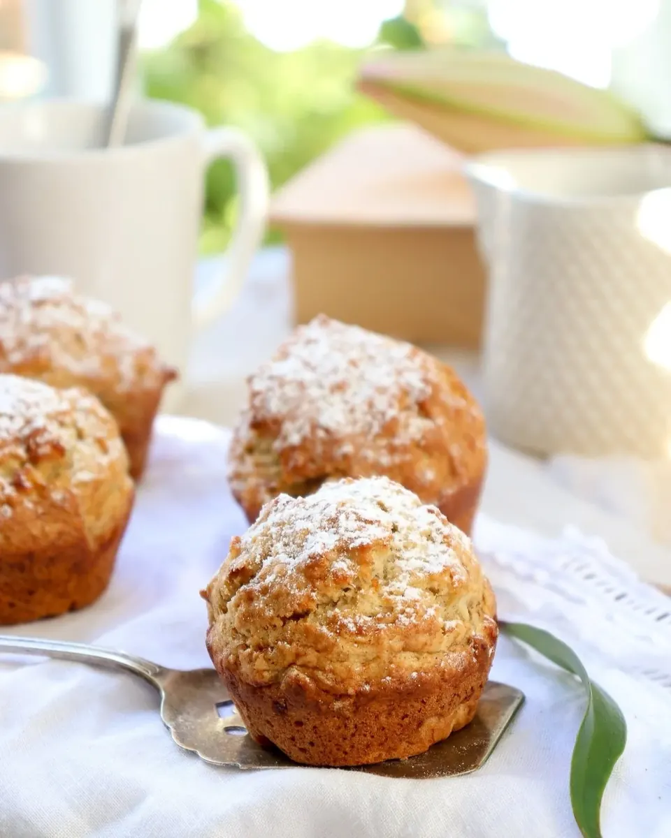 banana coconut muffins