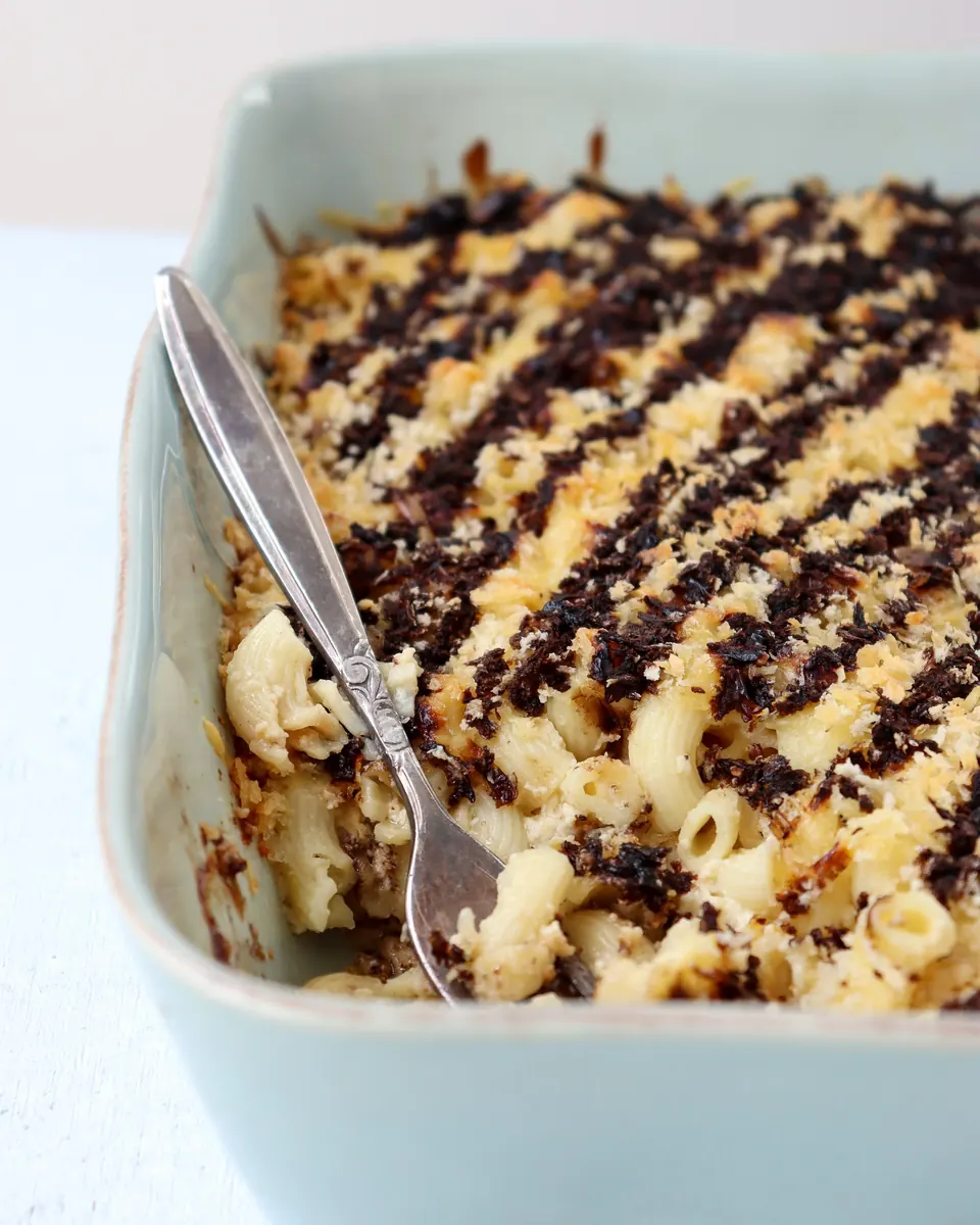 balsamic macaroni and cheese pasta