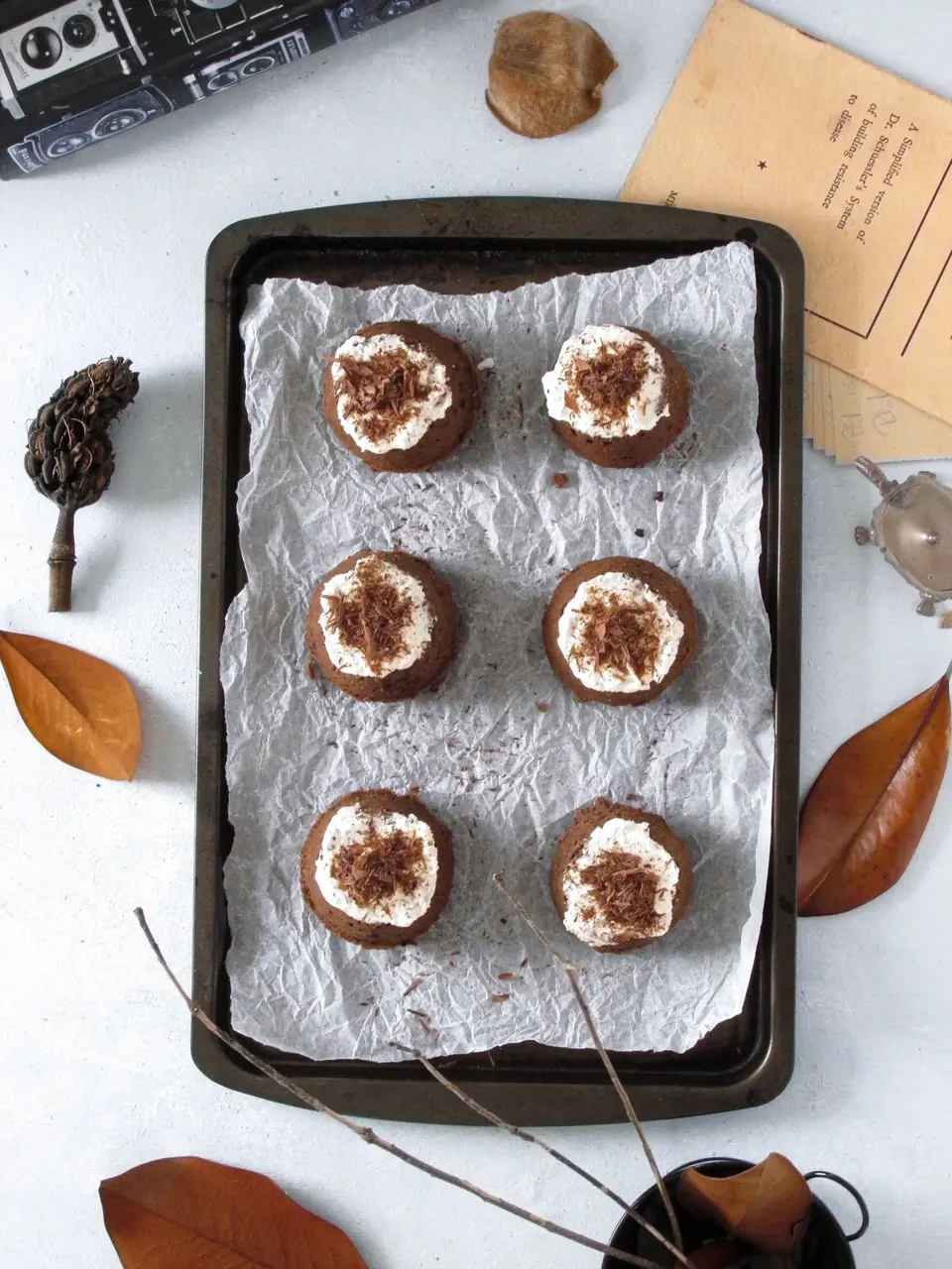 halloween chocolate pudding cakes